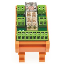 1 pcs - TE Connectivity PCB Mount Force Guided Relay, 24V dc Coil Voltage, 6 Pole, 5PST, DPST
