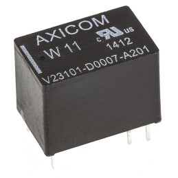 1 pcs - TE Connectivity PCB Mount Signal Relay, 24V dc Coil, 1.25A Switching Current, SPST