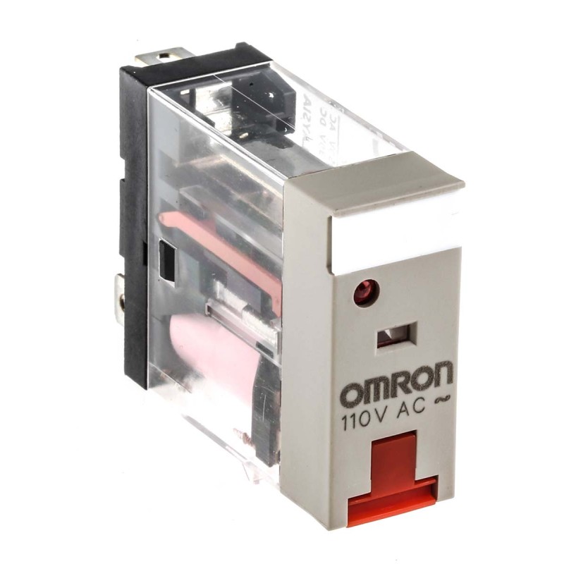 1 pcs - Omron PCB Mount Non-Latching Relay, 110V ac Coil, 10A Switching Current, SPDT