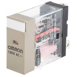 1 pcs - Omron PCB Mount Power Relay, 120V ac Coil, 5A Switching Current, SPDT