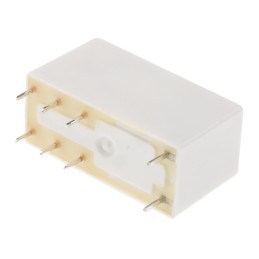 1 pcs - Finder PCB Mount Power Relay, 48V dc Coil, 8A Switching Current, DPDT