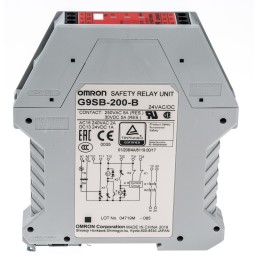 1 pcs - Omron Dual-Channel Emergency Stop Safety Relay, 24V ac/dc, 2 Safety Contacts