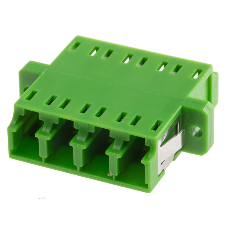 1 pcs - RS PRO LC to LC Single Mode Duplex Fibre Optic Adapter, 0.1dB Insertion Loss