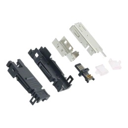 1 pcs - TE Connectivity, Type I Cable Mount Mini I/O Connector Female, 8 Way, Shielded