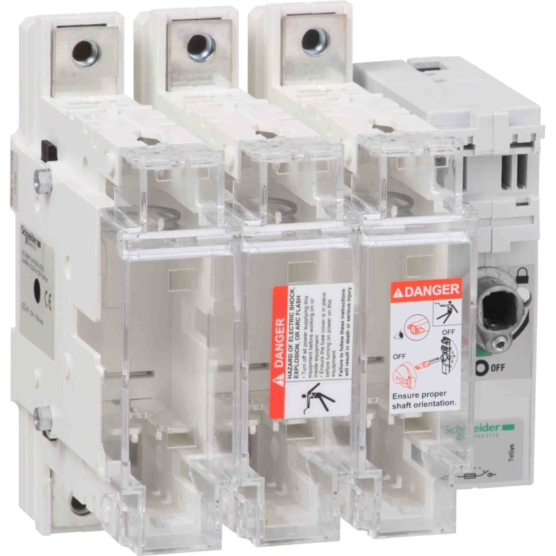 1 pcs - Schneider Electric Fuse Switch Disconnector, 3 Pole, 125A Max Current, 125A Fuse Current