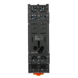 1 pcs - RS PRO 8 Pin 300V DIN Rail Relay Socket, for use with RS PRO RKL Relays DPDT