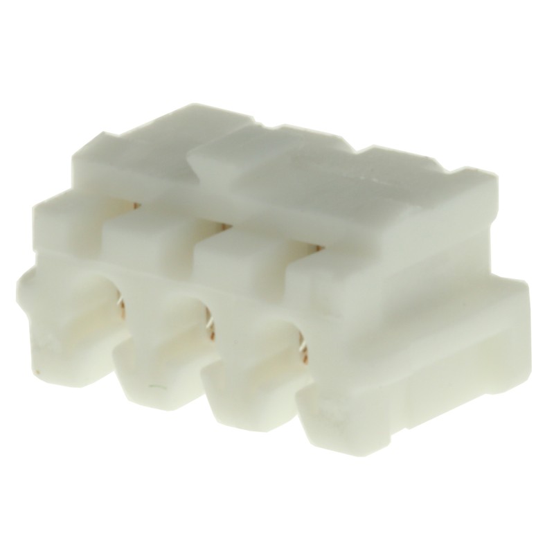 50 pcs - TE Connectivity 3-Way IDC Connector Socket for Cable Mount, 1-Row