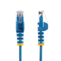 1 pcs - StarTech.com Cat6 Straight Male RJ45 to Straight Male RJ45 Ethernet Cable, U/UTP, Blue PVC Sheath, 2m, Low Smoke Zero