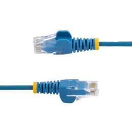 1 pcs - StarTech.com Cat6 Straight Male RJ45 to Straight Male RJ45 Ethernet Cable, U/UTP, Blue PVC Sheath, 2m, Low Smoke Zero