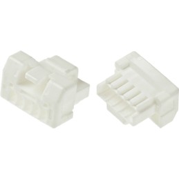 10 pcs - Molex, CLIK-Mate Male Connector Housing, 1.25mm Pitch, 5 Way, 1 Row