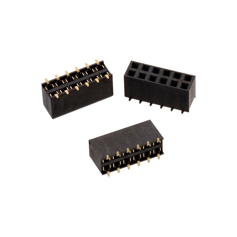 1 pcs - Wurth Elektronik WR-PHD Series Straight PCB Socket, 36-Contact, 2-Row, 2.54mm Pitch