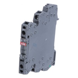 1 pcs - ABB R600 Series Interface Relay, DIN Rail Mount, 24V ac/dc Coil, SPDT, 3 - 6000mA Load