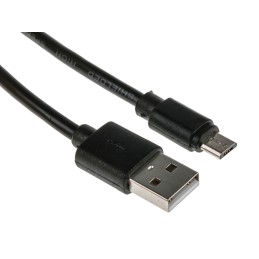 1 pcs - RS PRO USB 2.0 Cable, Male USB A to Male Micro USB B Cable, 1m