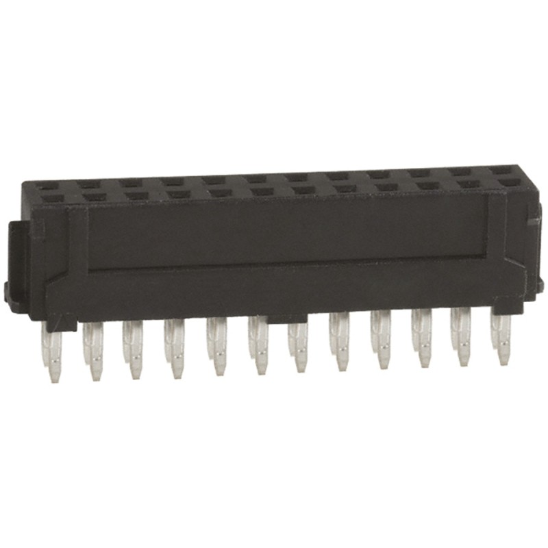 200 pcs - Hirose DF11 Series Straight Through Hole Mount PCB Socket, 24-Contact, 2-Row, 2.0mm Pitch, Solder Termination