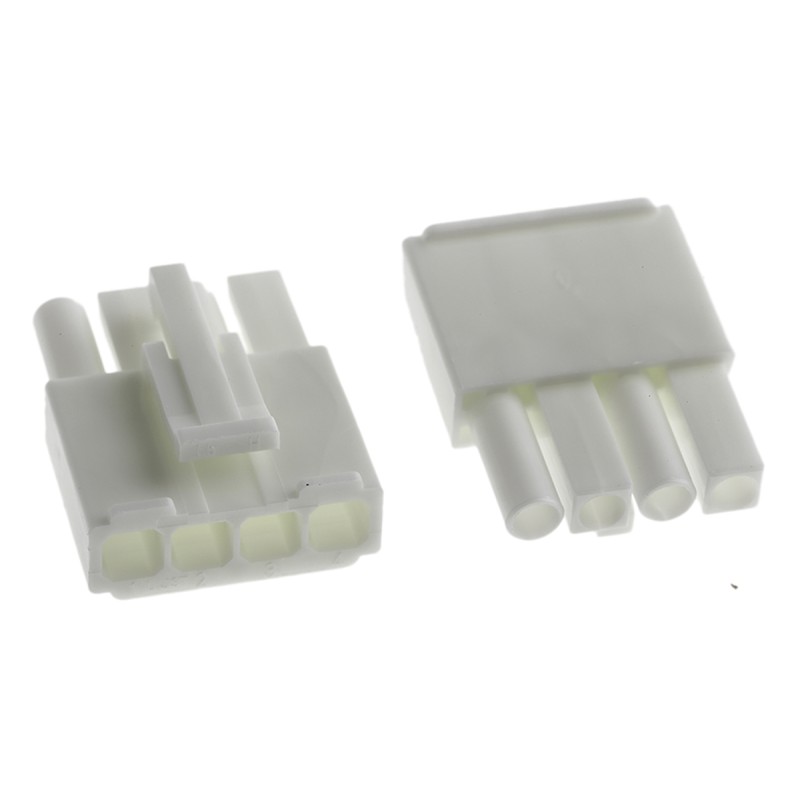 10 pcs - JST, EL Male Connector Housing, 4 Way, 1 Row