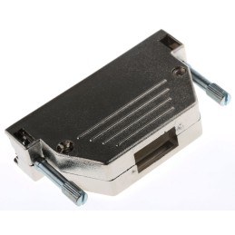 1 pcs - MH Connectors MHED Series ABS D Sub Backshell, 37 Way, Strain Relief