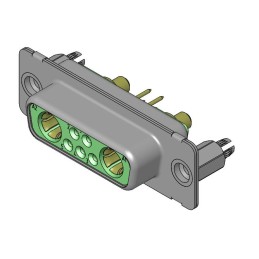 1 pcs - FCT from Molex 173107 7 Way D-sub Connector Socket, 2.74mm Pitch, with 4-40 Screw Locks