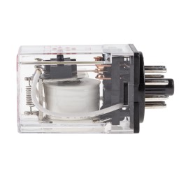 1 pcs - RS PRO Plug In Power Relay, 12V dc Coil, 10A Switching Current, DPDT