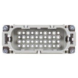 1 pcs - HARTING Heavy Duty Power Connector Insert, 10A, Male, Han D Series, 41 Contacts