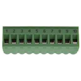 1 pcs - Phoenix Contact 5.08mm Pitch 10 Way Pluggable Terminal Block, Plug, Plug-In, Screw Termination