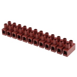 1 pcs - RS PRO Disconnect Terminal Block, 12-Way, 76A, 16 mm² Wire, Screw Termination