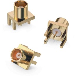 1 pcs - Wurth Elektronik WR-MCX Series, jack Surface Mount MCX Connector, 50Ω, Solder Termination, Straight Body