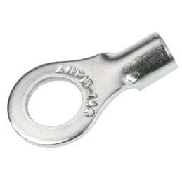 10 pcs - TE Connectivity, STRATO-THERM Uninsulated Ring Terminal, M5 Stud Size, 1mm² to 2.6mm² Wire Size