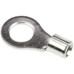 10 pcs - TE Connectivity, STRATO-THERM Uninsulated Ring Terminal, M5 Stud Size, 1mm² to 2.6mm² Wire Size