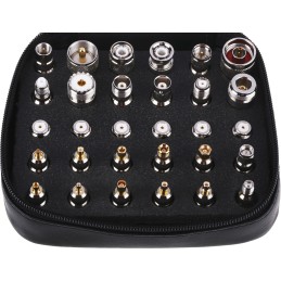 1 pcs - RS PRO RF Connector Kit RF Coaxial Inter Series Adapter Kit 2 x Spanners & is Supplied in a Zip-Up Soft Case, 30 RF