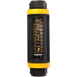 1 pcs - Parker Easiflow Series Variable Area Flow Meter for Liquid, 5 L/min Min, 100 L/min Max