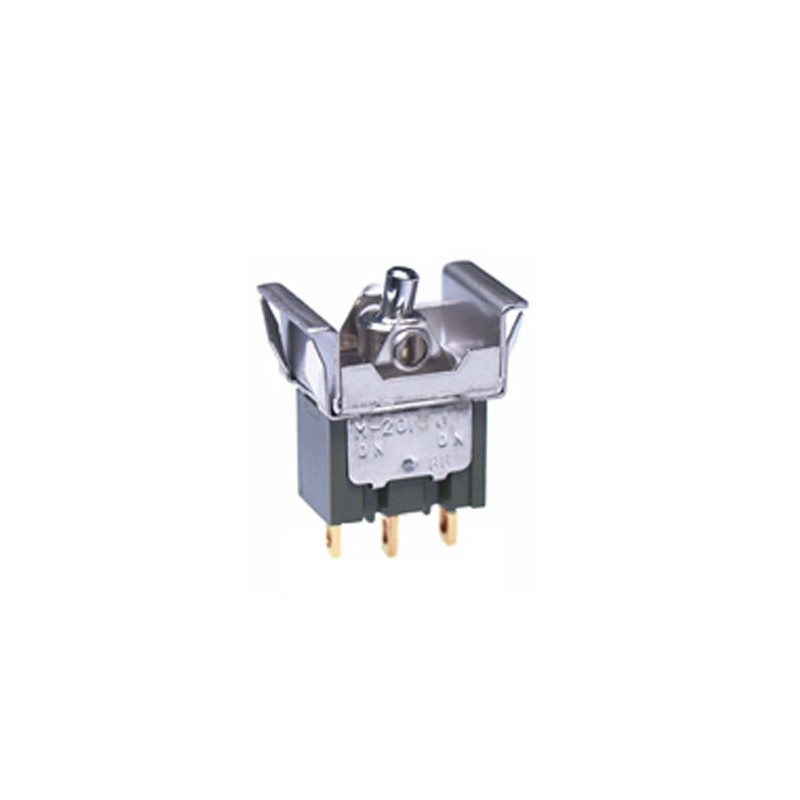 1 pcs - NKK Switches SPDT, On-Off-On Rocker Switch Panel, PCB, Snap-In