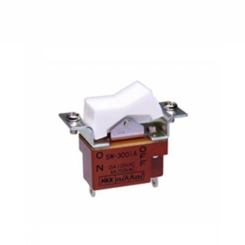 1 pcs - NKK Switches SPST, On-None-Off Rocker Switch Panel Mount