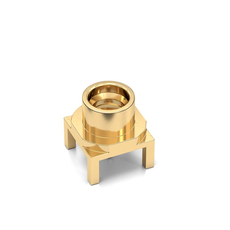 1 pcs - Wurth Elektronik WR-SMP Series, Plug Through Hole SMP Connector, Solder Termination, Straight Body