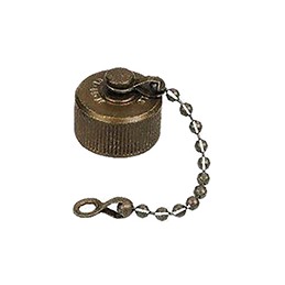 1 pcs - Amphenol Industrial 97 MIL-DTL-5015 Plug Dust Cap, Shell Size 16 IP66 Rated, with Olive Drab Cadmium Finish, Aluminium
