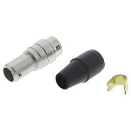 1 pcs - Hirose Circular Connector, 12 Contacts, Cable Mount, Miniature Connector, Plug, Male, HR10 Series