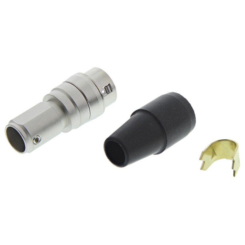 1 pcs - Hirose Circular Connector, 12 Contacts, Cable Mount, Miniature Connector, Plug, Male, HR10 Series