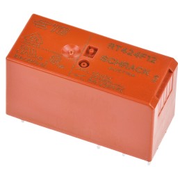 1 pcs - TE Connectivity PCB Mount Latching Power Relay, 12V dc Coil, 15A Switching Current, DPDT