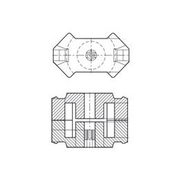 1 pcs : B65814N1012D2 - Ferrite Cores & Accessories COIL FORMER RM10 SUMIKON PM 9630
