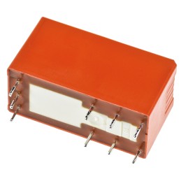 1 pcs - TE Connectivity PCB Mount Latching Power Relay, 12V dc Coil, 15A Switching Current, DPDT