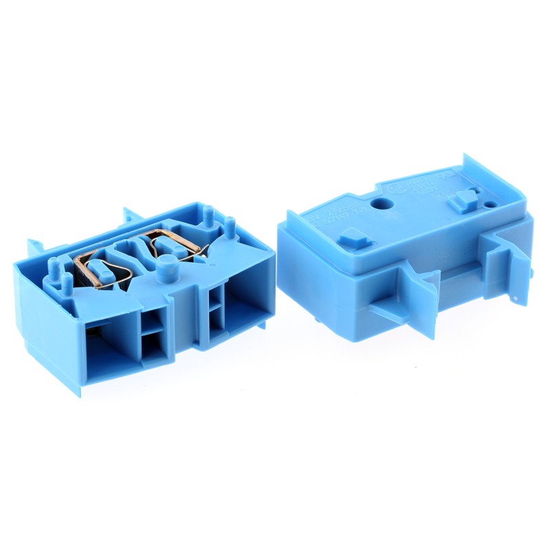 10 pcs - Wago 264 Series Blue Feed Through Terminal Block, 2.5mm², Single-Level, Cage Clamp Termination, ATEX, IECEx
