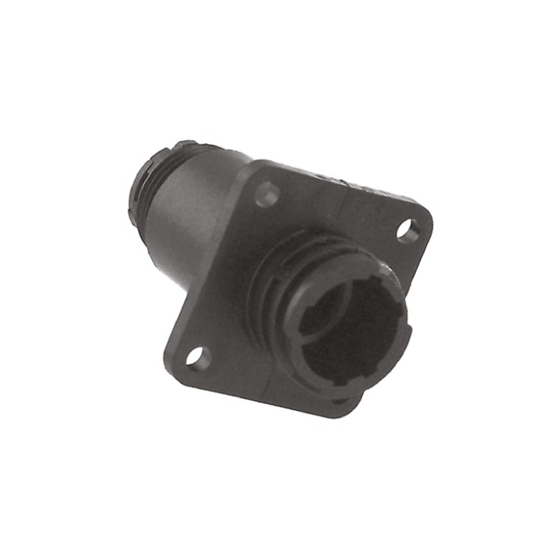 1 pcs - TE Connectivity Circular Connector, 4 Contacts, Flange Mount, Socket, Male, IP65, CPC Series 1 Series