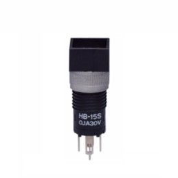 1 pcs - NKK Switches Miniature Push Button Switch, On-(On), Panel Mount, SPDT, 30V