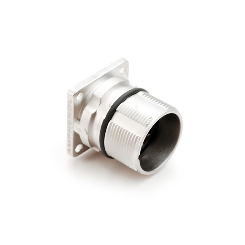 1 pcs - Amphenol Industrial Circular Connector, 12 Contacts, Panel Mount, M23 Connector, Socket, Male, IP67, MotionGrade Series