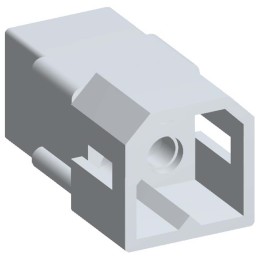 10 pcs - Molex, STANDARD .093' Male Connector Housing, 5.03mm Pitch, 4 Way, 2 Row