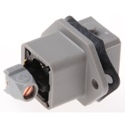 1 pcs - Hirschmann ST Series, Panel Mount 2P Industrial Power Plug, Rated At 16A, 250 V ac/dc