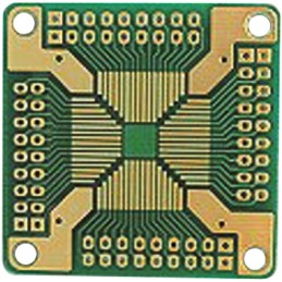 1 pcs - QFP-83, 64 Way Double Sided Extender Board Converter Board FR4 40.64 x 40.64 x 1mm