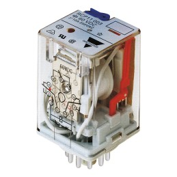 1 pcs - Carlo Gavazzi Plug In Power Relay, 12V dc Coil, 10A Switching Current, 3PDT