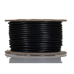 1 Reel of 25 - RS PRO Multicore Industrial Cable, 2 Cores, 0.22 mm², DEF STAN, Unscreened, 25m, Black PVC Sheath