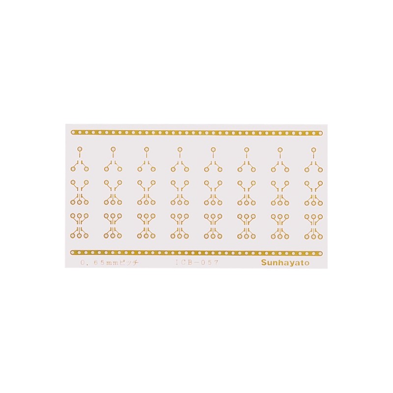 1 pcs - ICB-057, Single Sided Extender Board Seal Substrate FR4 100 x 55 x 0.1mm