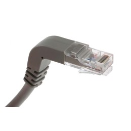 1 pcs - RS PRO Cat5e Male RJ45 to Male RJ45 Ethernet Cable, U/UTP, Grey PVC Sheath, 5m